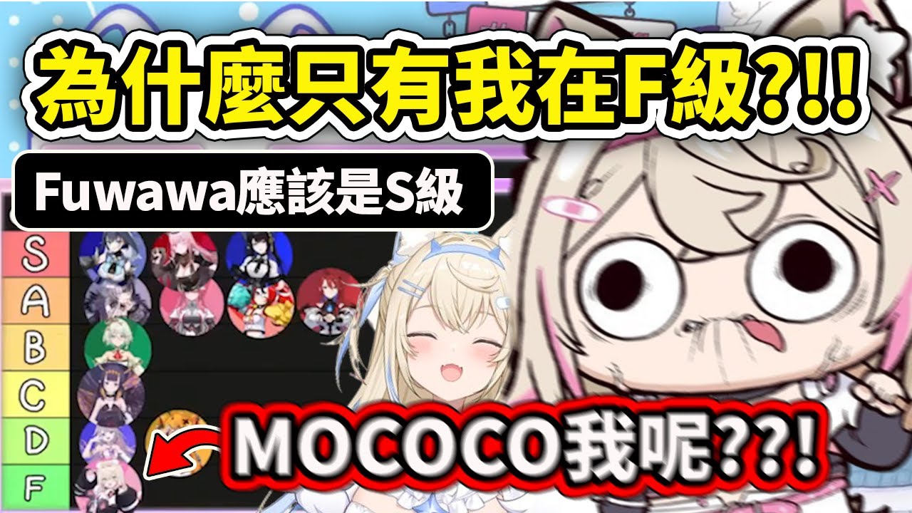 這是有史以來Mococo發自內心最強的吶喊?! 只有自己一人在Pero的HoloEN親親排行F級還被Ruffians補刀ww【FuwaMoco】【Hololive 中文】