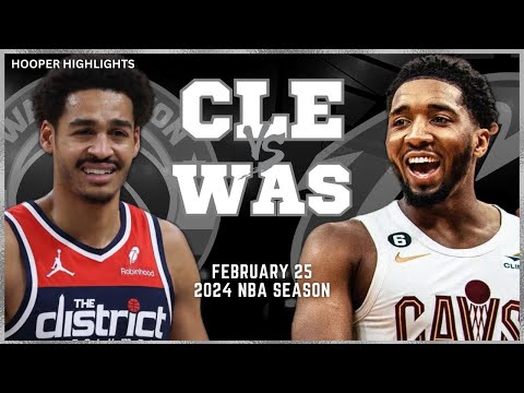 Cleveland Cavaliers vs Washington Wizards Full Game Highlights | Feb 25 | 2024 NBA Season
