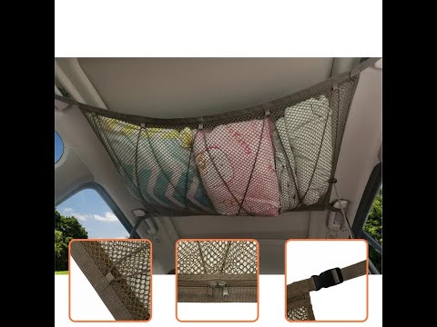 شبكة تخزين سقف السيارة