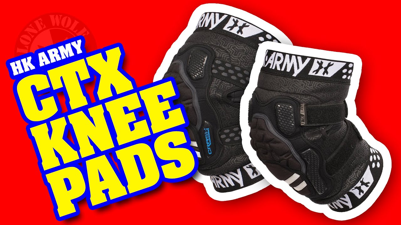 HK Army CTX Knee Pads Review Lone Wolf Paintball Michigan YouTube