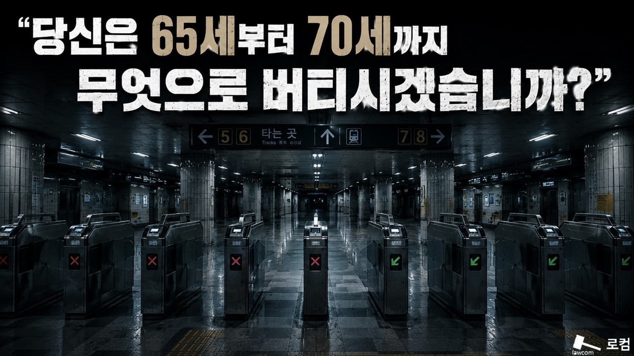 "당신은 65세부터 70세까지 무엇으로 버티시겠습니까?"