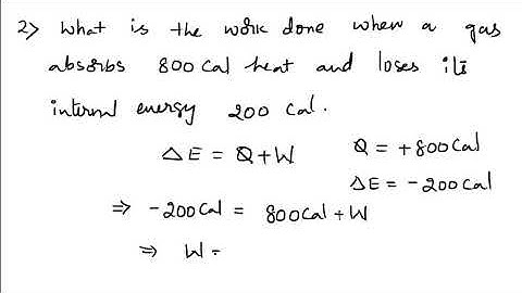 problems on I law and isothermal expansion