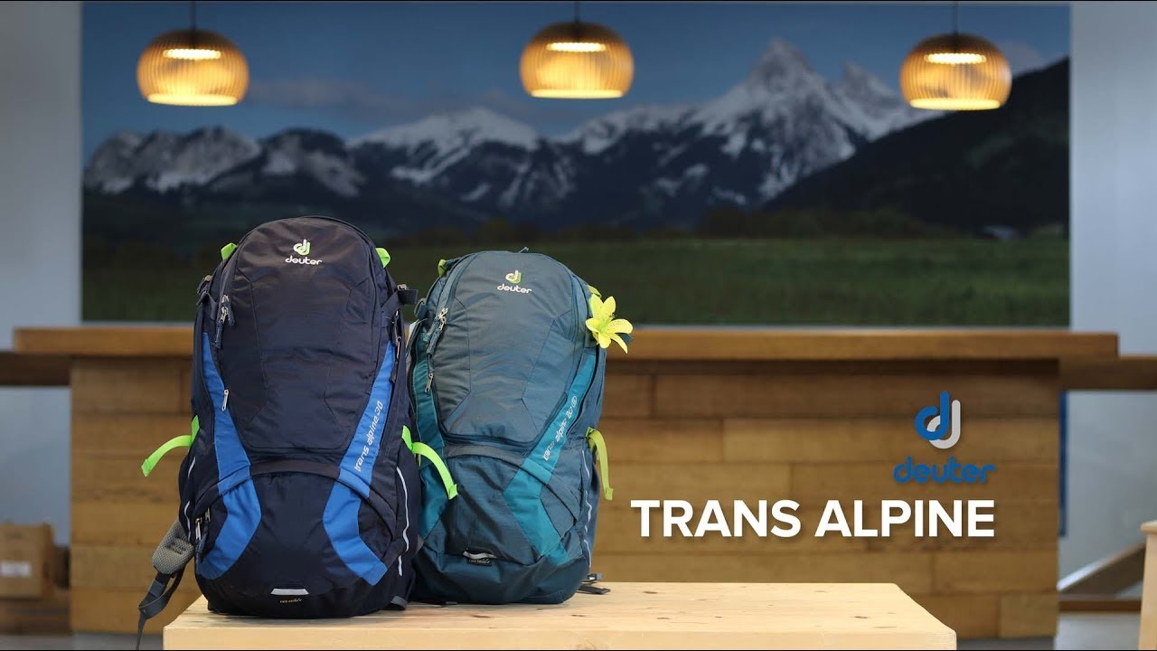 Sac à Dos Vélo Deuter Trans Alpine 30 (2024) - 30L, Système Dorsal Airstripes Ventilé, Compartiment Pompe Et Outils, Bluesign, Sans PFAS