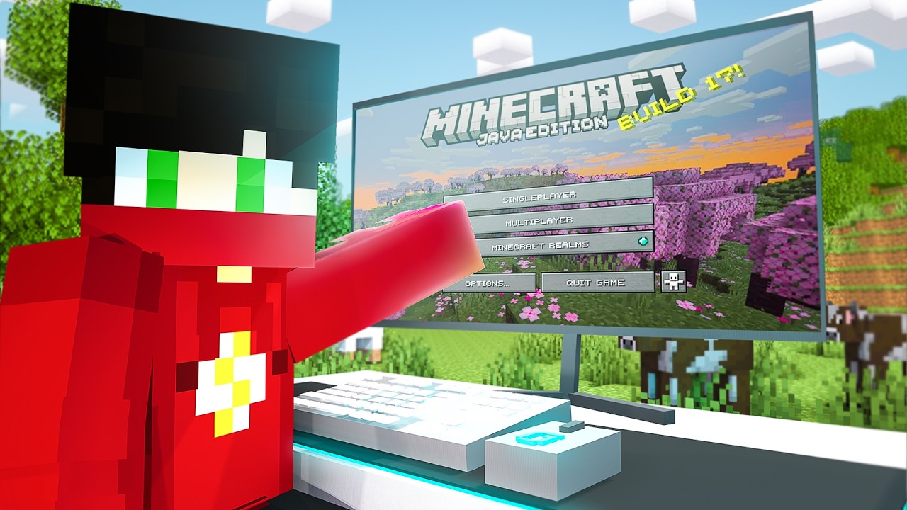 I Beat Minecraft in Minecraft - YouTube