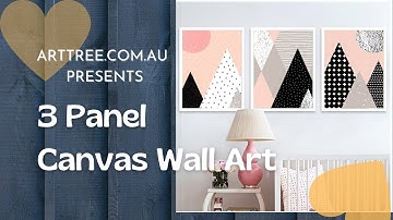 3 Panel Wall Art | 3 Piece Painting | Split Canvas Prints