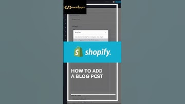 How to Add a Blog Post in Shopify Step-by-Step !