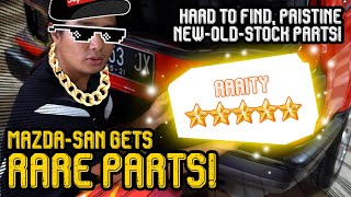 1985 MAZDA 323 BF: RARE PARTS ACQUIRED!! NEW SPOTLESS 80'S DIGITAL DASH!  | 80's Car Ep. 3 Net Worth