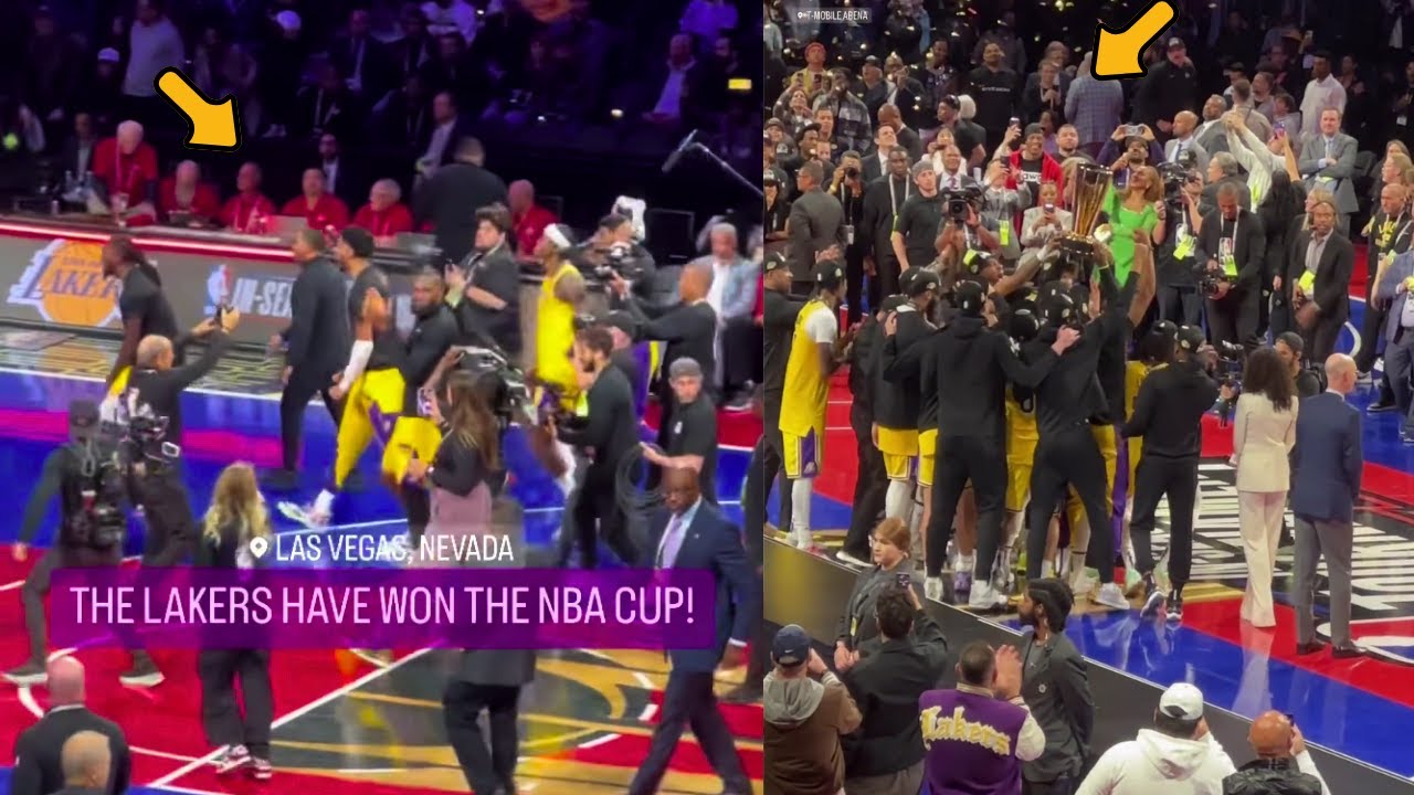 Players and Fans Reaction when Lakers Won the Final - YouTube