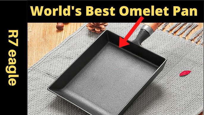 Iwachu Nambu Cast Iron Tamagoyaki Rolled Omelette Pan - Globalkitchen Japan