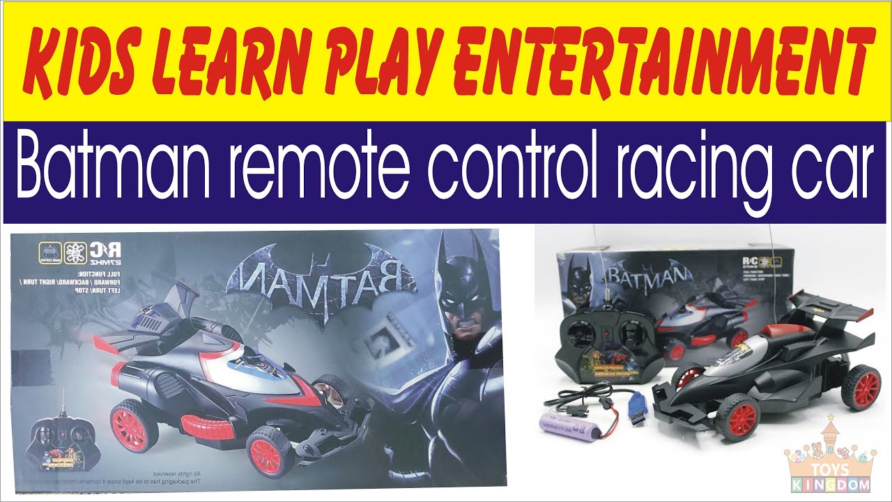 remote control batman racing car kids learn play entertainment ...