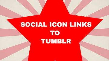 How to Add Social and Citation Profile Icon Links to Tumblr