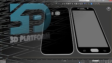 3ds Max Edit Poly mobile phone modeling