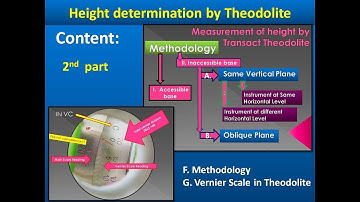 Height determination by Theodolite(accessible & inaccessible base)(part-2),Geography & Engineering