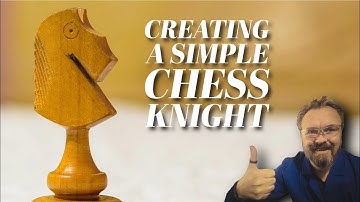 Creating a Simple Chess Knight in Tinkercad | Time-Lapse Design Part 4