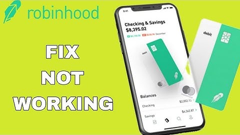 How To Fix And Solve Not Working On Robinhood App | Easy Fix
