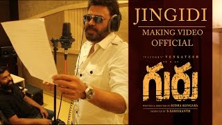 Guru Telugu Movie Songs | JINGIDI Song Making | Venkatesh | Ritika Singh | Santosh Narayana