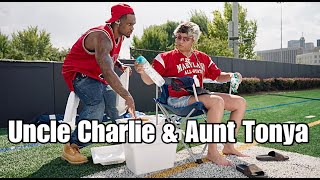 When Your Favorite Auntie & Uncle Pull Up To Your Little League Football Game!! w/ @BLynncuhh