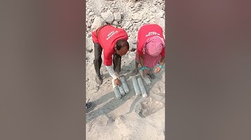 Opencast mines explosive charging for blasting full explaination.
