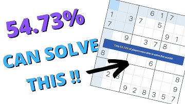 54.73% can solve this sudoku puzzle | Daily Challenge | July 2