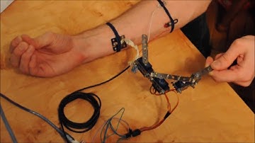 Robot finger with Olimex EMG Shield and Arduino