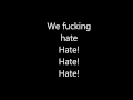 Fuck everything Suicide silence (lyrics)