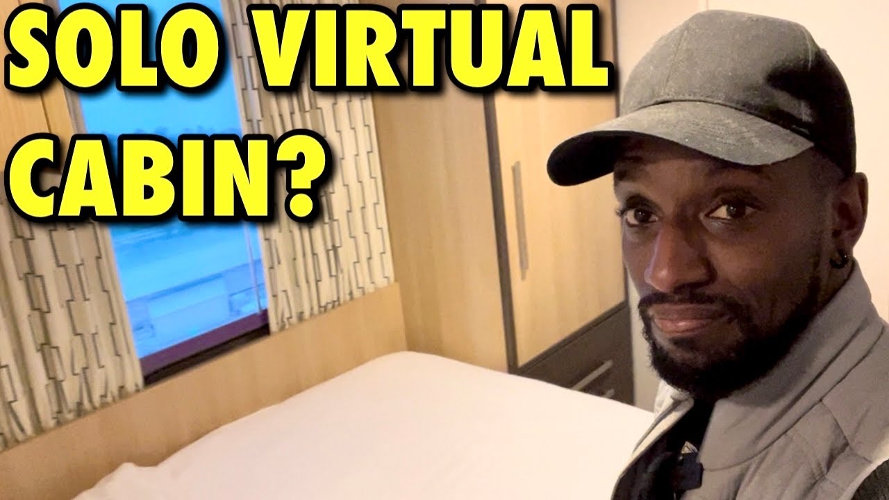 THIS IS THE SMALLEST & WEIRDEST STATEROOM I’VE EVER SEEN | SOLO VIRTUAL INSIDE CABIN?