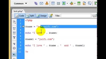 PHP Tutorial - Single, Double Quotes and Concatenation (PHP For Beginners)