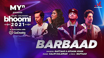 Barbaad - MYn presents Bhoomi 21 | Salim Sulaiman | Raftaar, Afsana Khan | New Punjabi Song 2021