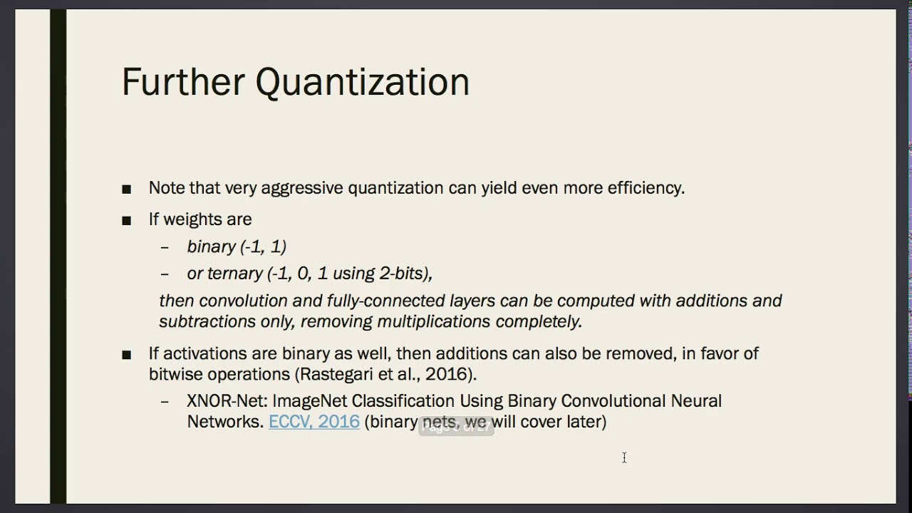 EE545 (Week 6) More on Quantization and Quantization Aware Training ...