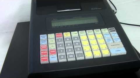 How To Cancel A Sale On The Sam4S ER230 / ER-230 / ER230M Cash Register