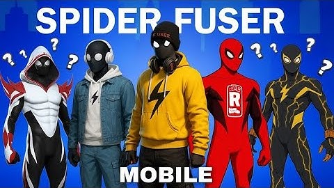 Spider Fuser ⚡|| New gameplay with upgraded skills || Spider fuser on mission 😶‍🌫️ ||