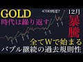 ✅12月ついに暴騰へ…4700$は通過点。Wで始まるバブル継続の法則性:XAUUSD分析