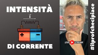 che cos'è l'intensità di corrente? | Corrente elettrica, formula, unità di misura ed esempio svolto