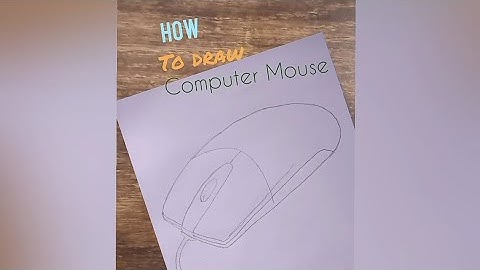 How to Draw computer Mouse#easy #step by step
