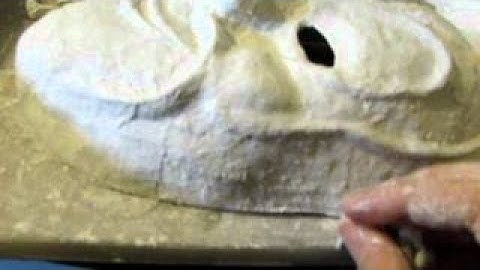 How to Make a Mask (Plaster Cloth Method) Part 4