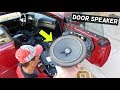 HOW TO REMOVE AND REPLACE  FRONT DOOR SPEAKER ON BMW E46 CONVERTIBLE COUPE