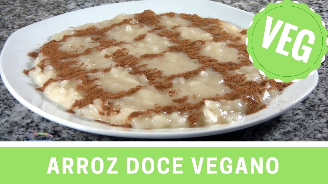 ARROZ DOCE RECEITA VEGANA