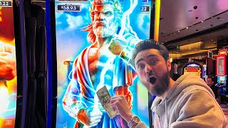 Getting a POWERFUL Bonus on this Zeus Unleashed Power Up Slot! screenshot 5