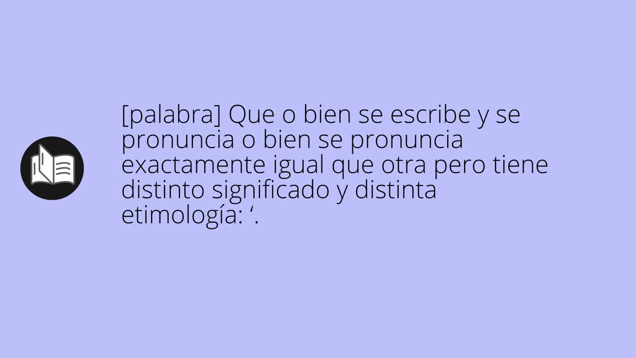 Que significa HOMÓNIMO • homónimo SIGNIFICADO • homónimo DEFINICIÓN • Que es HOMÓNIMO