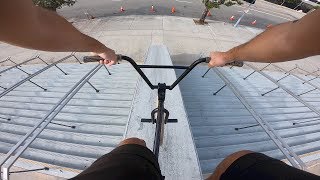 Doing a MASSIVE drop in at STAPLES CENTER LA (BMX)