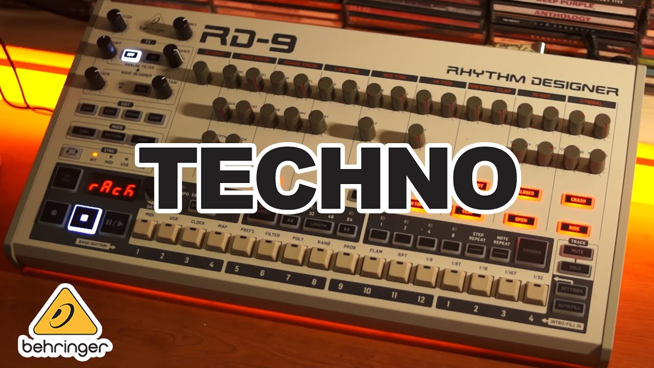 Behringer RD-9 Techno Jam (Raw Audio) 