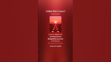 Thumbnail of Golden Rule Groove 1 #god #music #faith #songlyrics #song #shorts #kids #toddlers