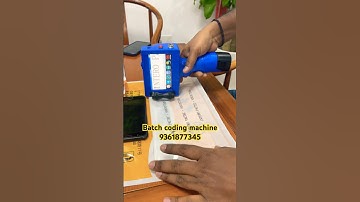 Batch coding machine 9361877345 #interopactec #packagingmachine #coimbatore #mrp #batchcodingmachine