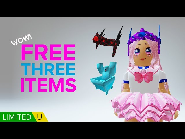How to Get Three FREE Items on Roblox