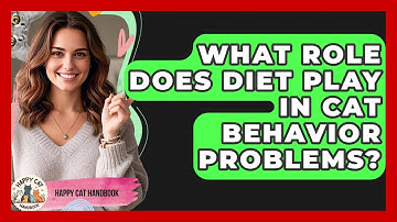 What Role Does Diet Play In Cat Behavior Problems? - Happy Cat Handbook