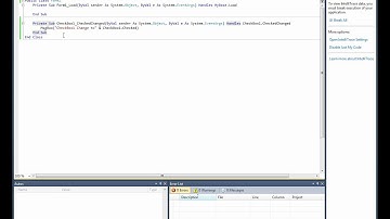 การใช้ CheckBox แบบพื้นฐาน ใน VB.net 2010