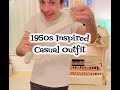 1950s inspired casual outfit! #saddleshoes #50s