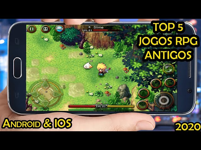 TOP 5 MELHORES JOGOS DE CELULAR ANDROID RPG ANTIGOS E LEVES 