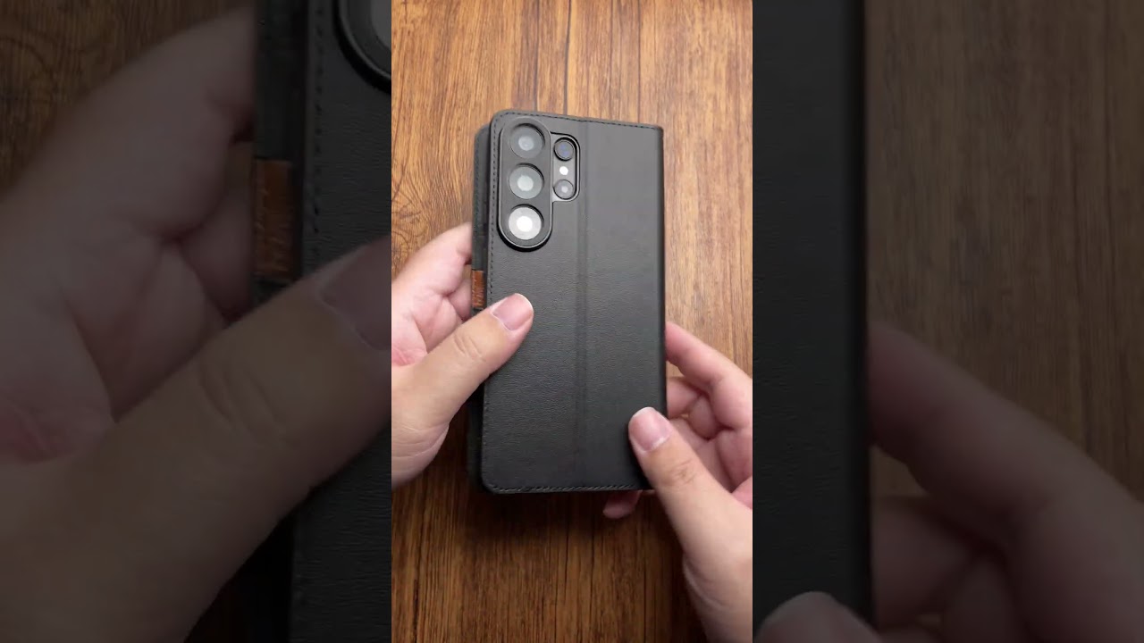 Premium QIALINO Genuine Cow Leather Case for Samsung Galaxy S26 Ultra, iPhone, Xiaomi, Samsung 