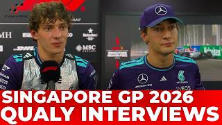 Kimi Antonelli & George Russell Qualifying Interveiws | Singapore GP 2026